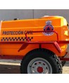 Personalización con vinilos para remolque contra incendios