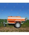Remolque contra incendios con cajones y motobomba HONDA 500 L/min y 10 Bar.