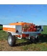 Remolque contra incendios con cajones y motobomba HONDA 500 L/min y 10 Bar.