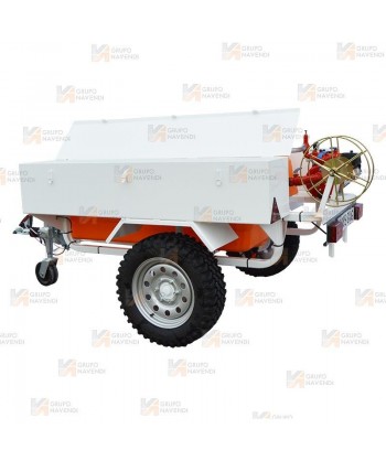 Remolque contra incendios con cajones y motobomba HONDA 500 L/min y 10 Bar.