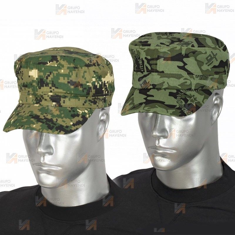Gorra de camuflaje con ajuste por velcro