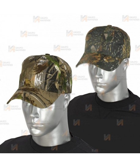 Gorra de camuflaje con ajuste por velcro