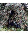 Rollo de red de camuflaje bosque oscuro de 78 x 2,4 metros para caza y actividades tácticas