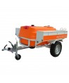 Remolque contra incendios con cajones y motobomba HONDA 500 L/min y 10 Bar.