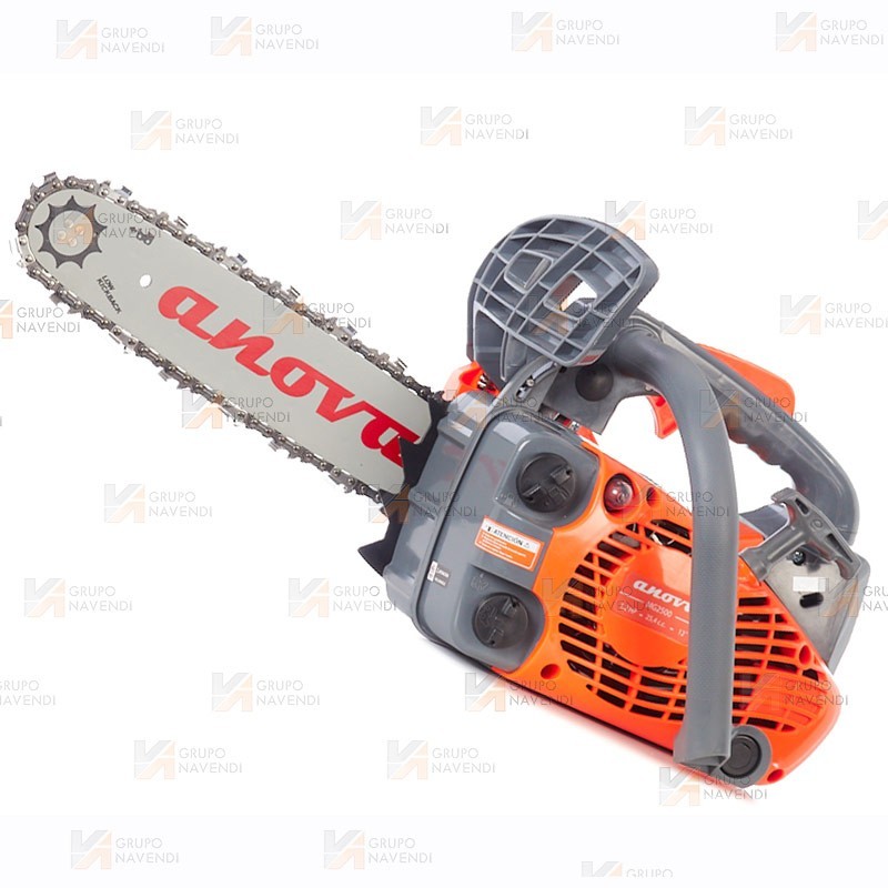 Motosierra anova de 12" de espada y motor de 35,4 cc con 0,8 kW