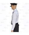Camisa de uniforme manga larga color blanco