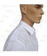 Camisa de uniforme manga larga color blanco