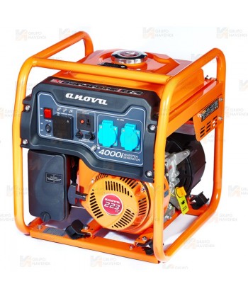 Generador inverter con motor a gasolina de 4 tiempos y 4000W de potencia
