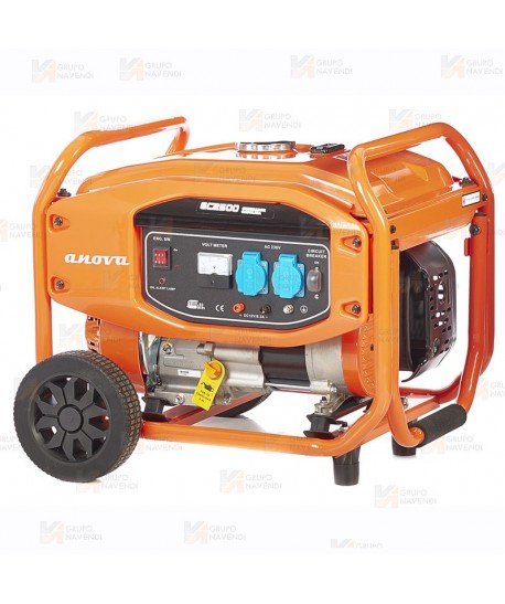 Generador eléctrico con motor a gasolina de 4 tiempos y 5.500W de potencia