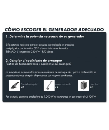 Generador eléctrico con motor a gasolina de 4 tiempos y 8.500W de potencia