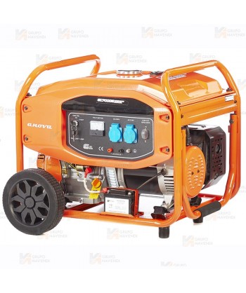 Generador eléctrico con motor a gasolina de 4 tiempos y 8.500W de potencia