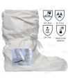 Cubrebotas Tyvek® 500 protección química y biológica (Tipo 6) y suela antideslizante