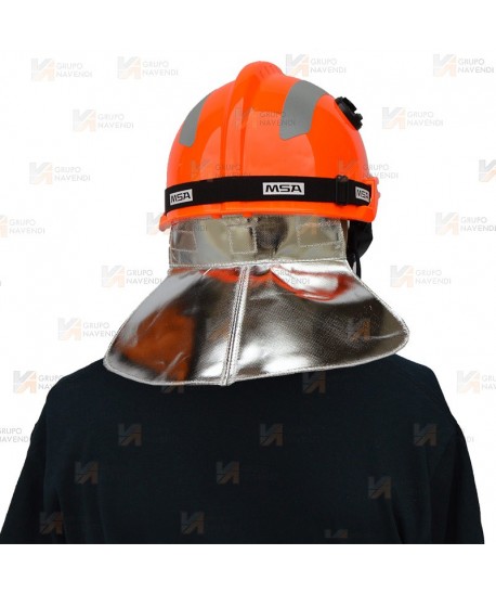 Cubrenucas aluminizado para casco F2-Xtrem