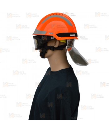 Cubrenucas aluminizado para casco F2-Xtrem