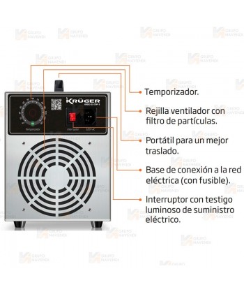 Generador profesional de ozono 3G para COVID-19