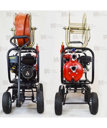 Kit extinción incendios de piscina con manguera de 45 m  Ø