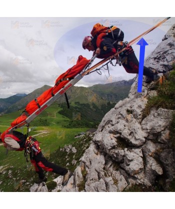 Correa para el descenso vertical de la camilla Lecco 2.0