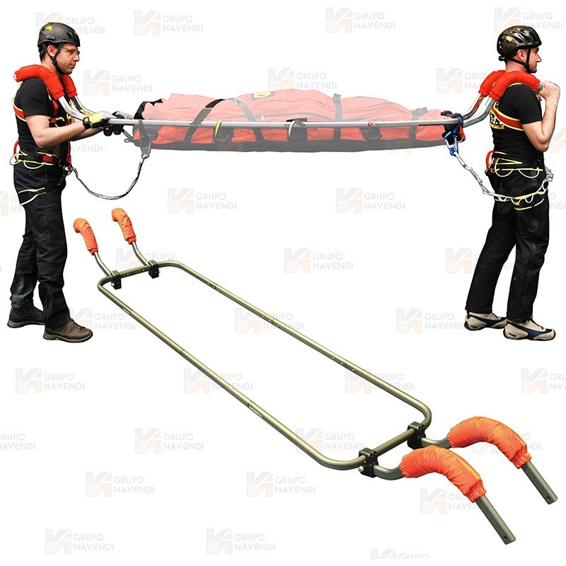 Armazón para el trasportar tablas espinales y camillas