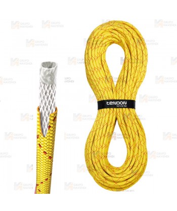 Cuerda Salamander de Ø 10,2 mm para barranquismo y espeleología color amarillo