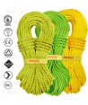 Cuerda Ambition de uso simple de Ø 9,8 mm para escalada color amarillo y verde