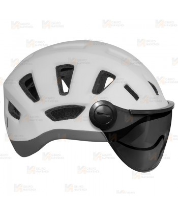 Visor para casco Leef de Kong para escalada y alpinismo y esquí de travesía color blanco