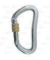Mosquetón asimétrico de acero Screw Lock