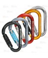 Mosquetón HMS de aluminio Twist-Lock 
 tipo key-lock