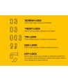 Mosquetón HMS Napik de aluminio Tri-Lock