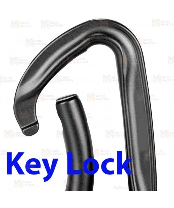 Mosquetón o conector HMS de aluminio automático Tri-Lock