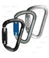Mosquetón asimétrico de aluminio Twist Lock  (27 kN y 22 Ø)