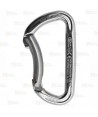 Mosquetón de aluminio plano sin seguro y con gatillo curvo (Bent-Gate)
