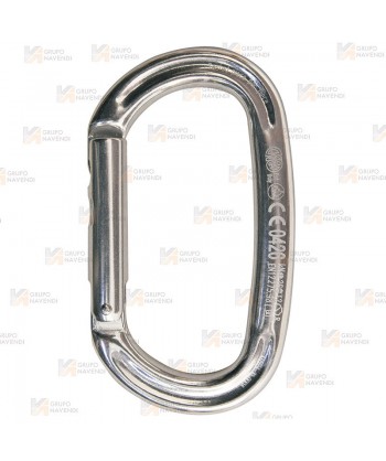 Mosquetón ovalado de aluminio de gatillo recto  (Straight Gate)