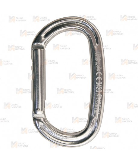 Mosquetón ovalado de aluminio de gatillo recto  (Straight Gate)