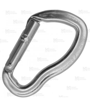 Mosquetón Ferrata de aluminio de gatillo recto