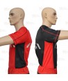Camiseta técnica bicolor de manga corta y cuello redondo para equipos de rescate