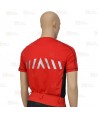 Camiseta técnica bicolor de manga corta y cuello redondo para equipos de rescate