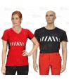 Camiseta técnica bicolor de manga corta y cuello redondo -Mujer-