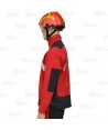 Chaqueta softshell para equipos de rescate color rojo y negro