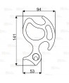 Descensor de aluminio multifunción OKA de Kong