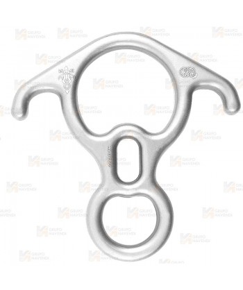 Descensor de aluminio tipo ocho con orejas
