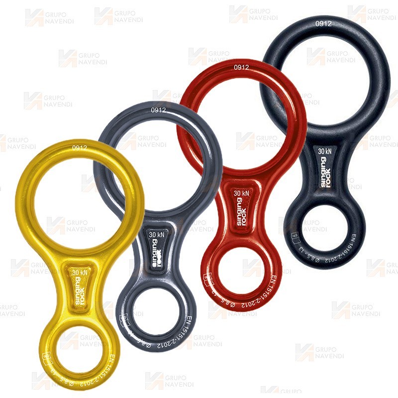 Descensor de aluminio tipo ocho (30kN)