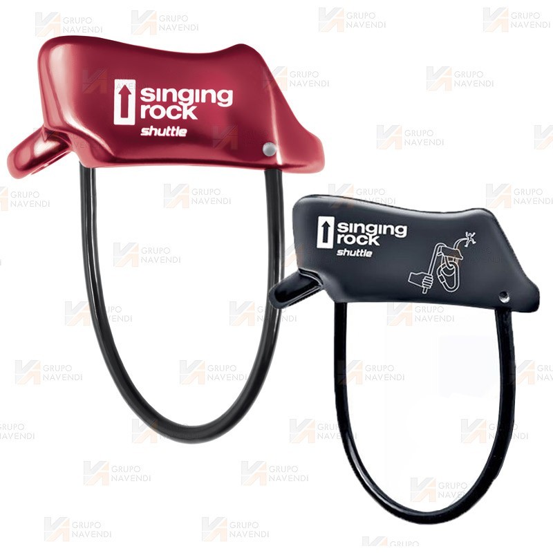 Descensor asegurador de aluminio tipo cesta