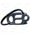 Descensor asegurador de aluminio tipo cesta