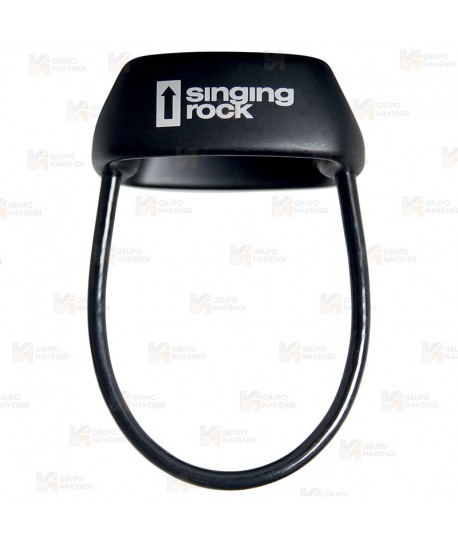 Descensor asegurador de aluminio tipo cesta