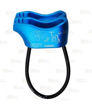 Descensor asegurador de aluminio tipo cesta