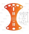 Placa de aluminio multiusos para escalada