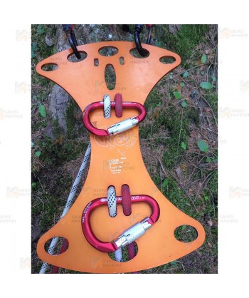 Placa de aluminio multiusos para escalada