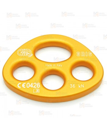 Placa multianclaje de 3 agujeros de aluminio (36 kN)