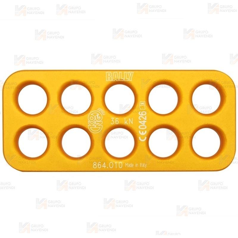 Placa multianclaje de 10 agujeros de aluminio (36 kN)