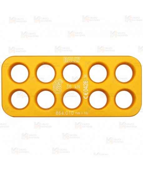 Placa multianclaje de 10 agujeros de aluminio (36 kN)
